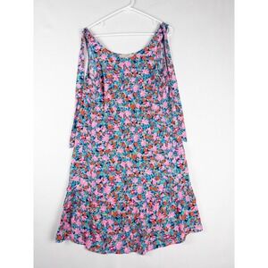 Loft Floral Dress Womens Small All Over‎ Print Strap Sleeveless Midi Spring